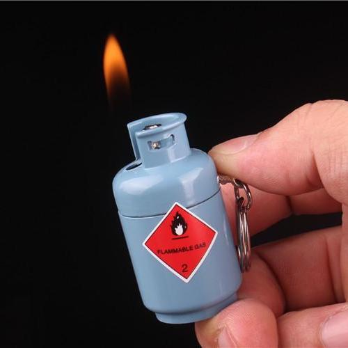 Bật Lửa Móc Khoá Hình Bình Gas ( Kim Loại )