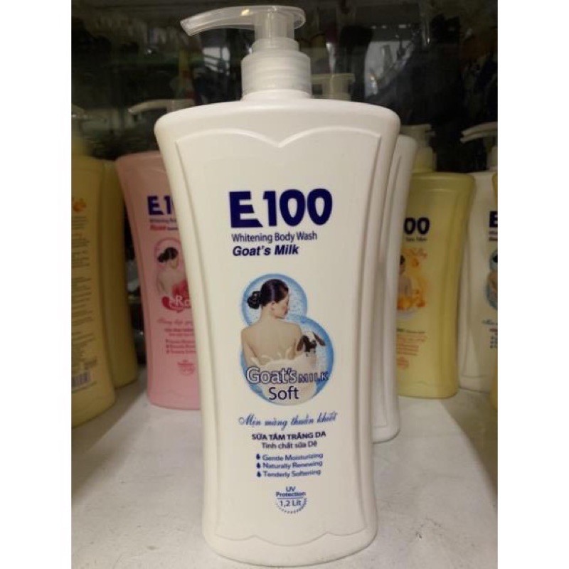 SỮA TẮM E100 SILKY 1,2ML / 800ML/ 520ML