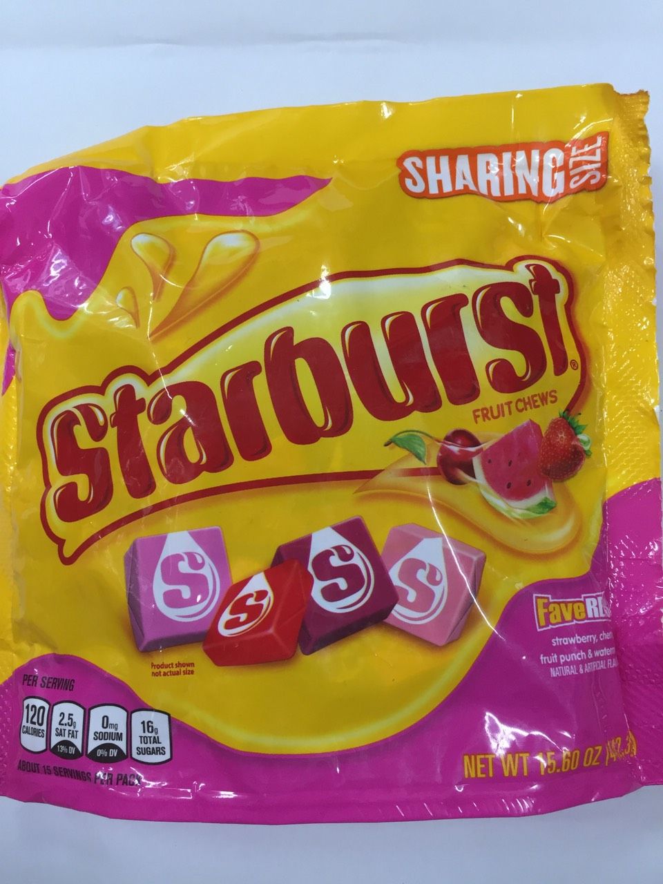 Kẹo mềm Starburst trái cây (442.3g) Hàng Nhập Mỹ