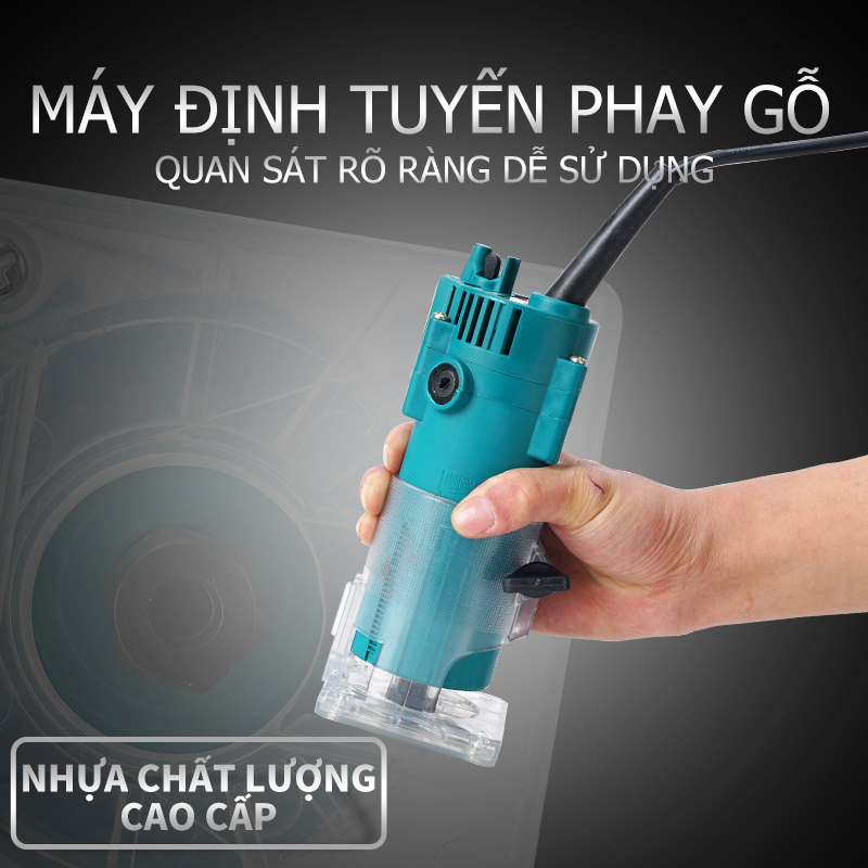Máy soi gỗ Mailtank MT3709A - máy phay gỗ - máy phay mộng gỗ - Bộ sản phẩm cao cấp tiện lợi và an toàn cho người sử dụng