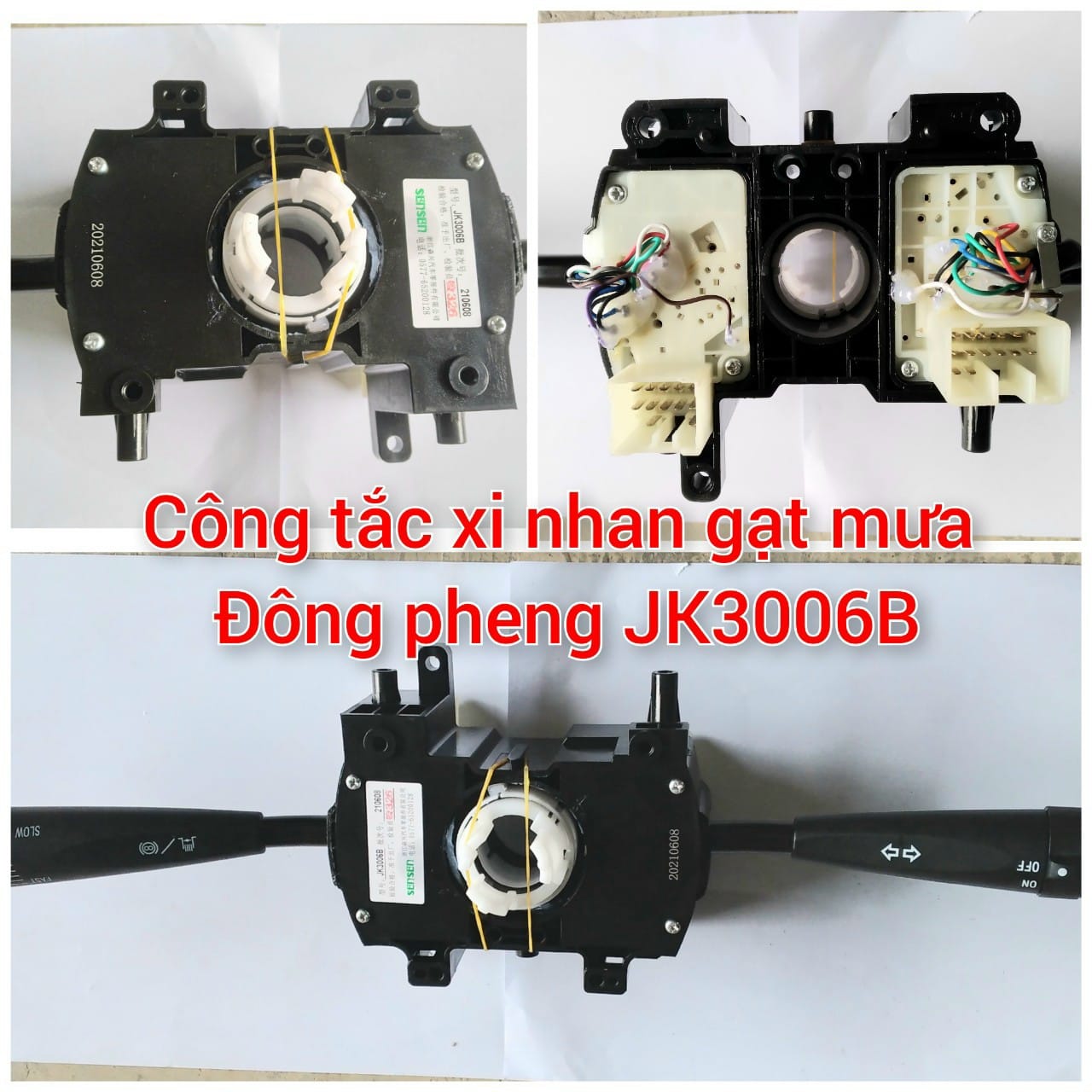 Công tắc tổng hợp xi nhan gạt mưa JK3006B , xe dongfeng-cửu long
