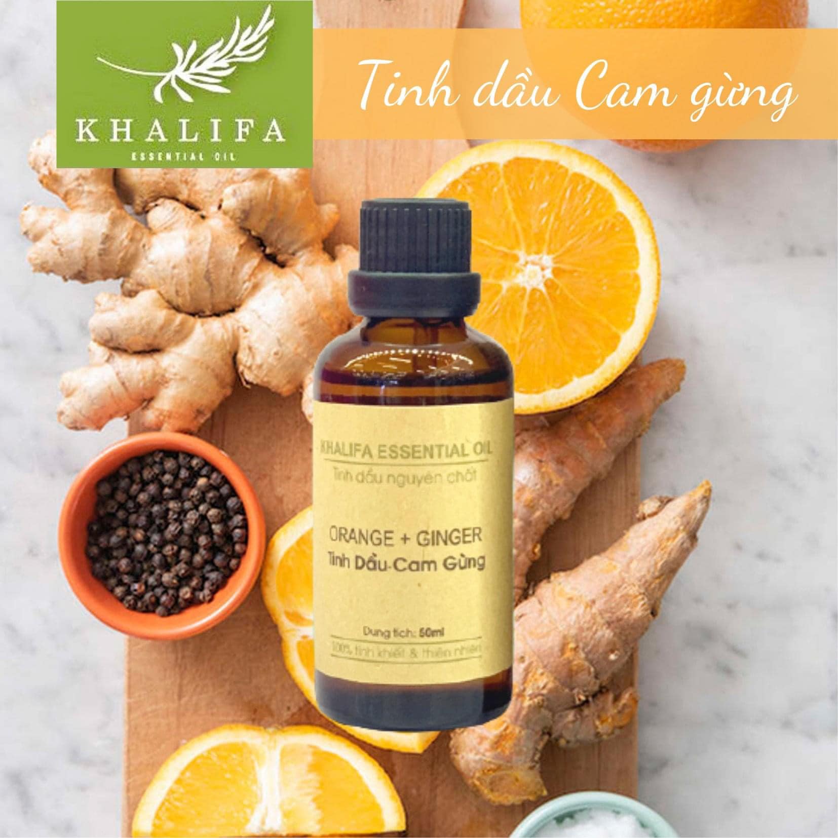 TINH DẦU CAM GỪNG 10ML