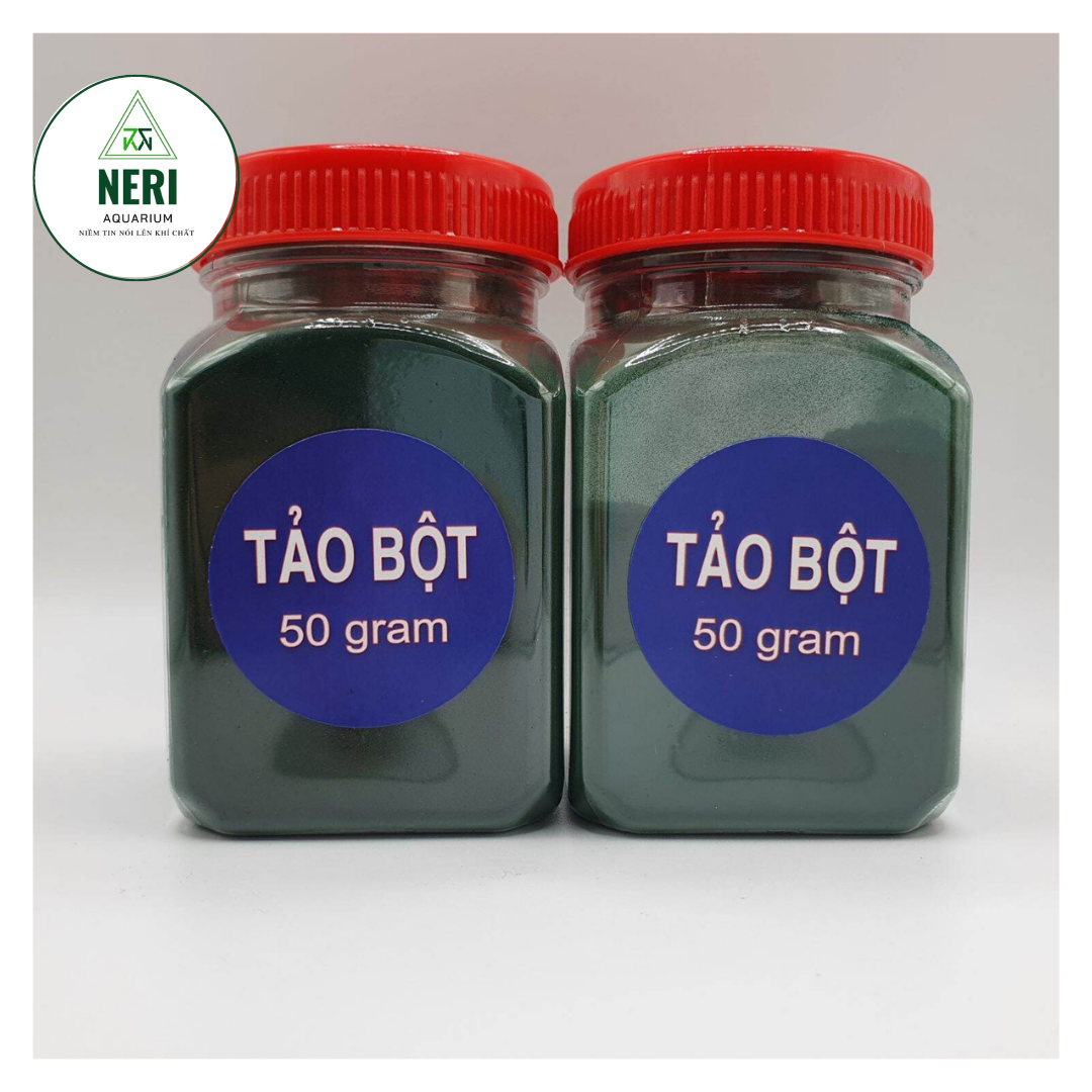 Tảo bột spirulina- thức ăn cá cảnh- thức ăn artemia- nuôi artemia