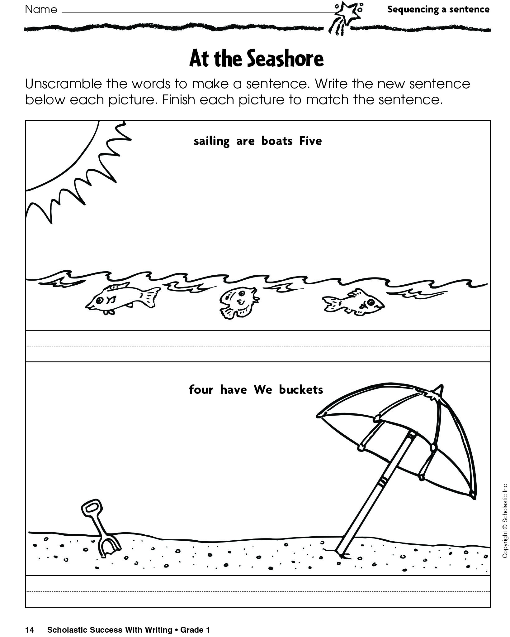 Scholastic Success With Writing Grade 1-5 (Sách đen trắng)