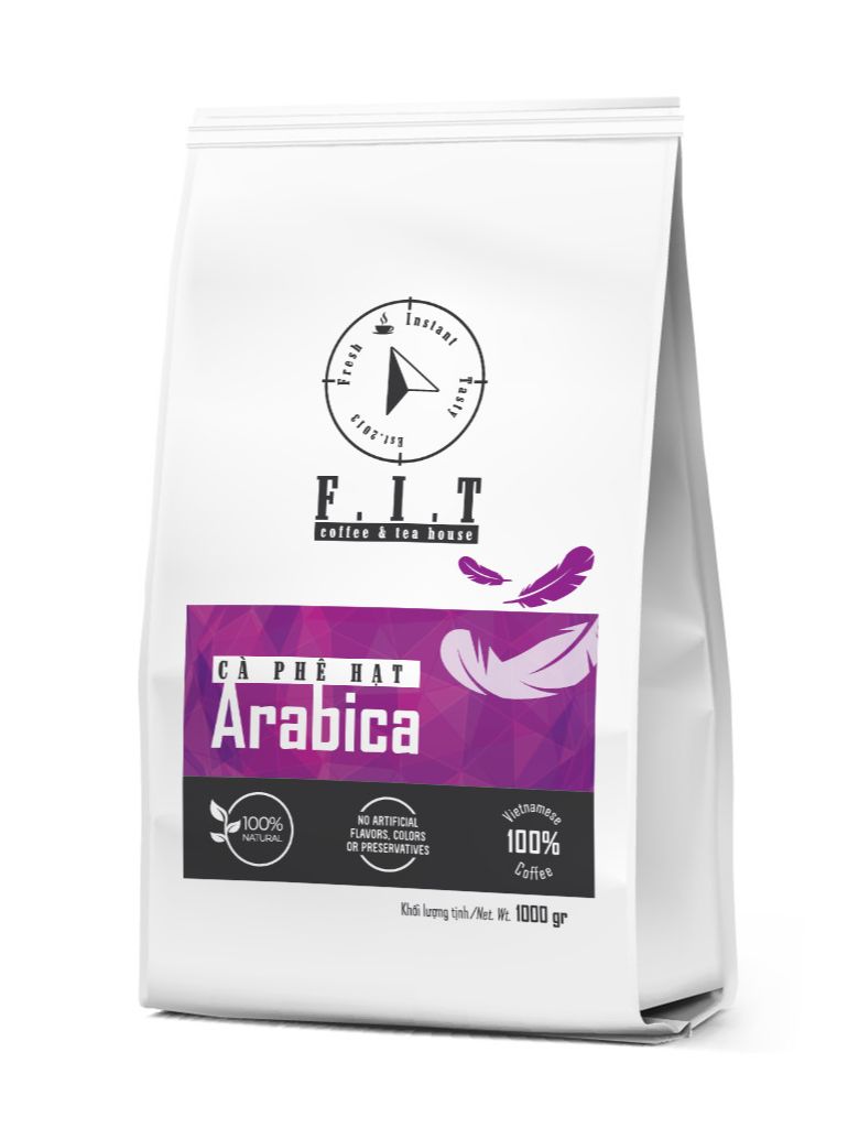 Cà Phê Nguyên Chất Fit Coffee - ARABICA 1Kg Hạt