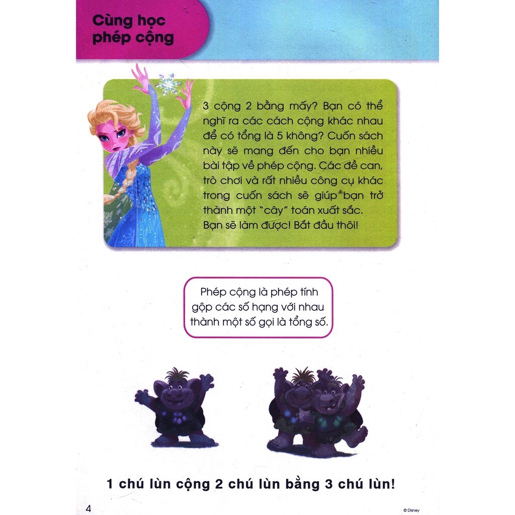 Sách - Disney Learning - Cùng Học Phép Cộng