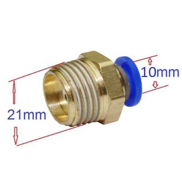 Răng ren ngoài rn 21 - nối dây 10 ly đồng