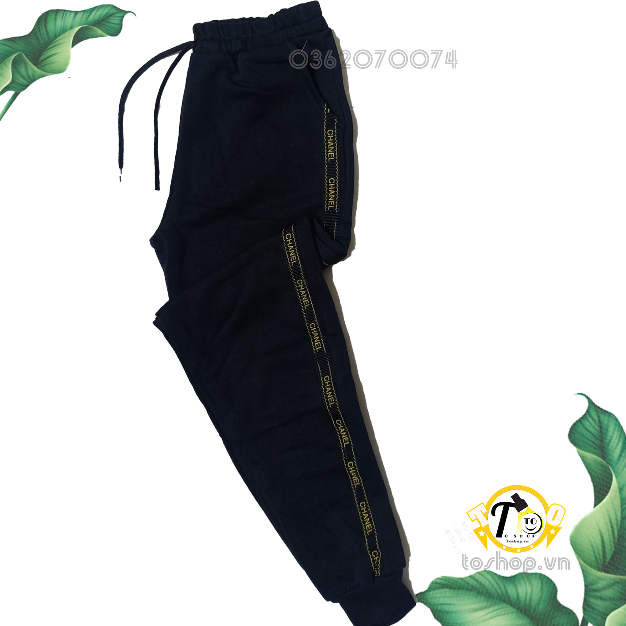 [HCM]Quần Jogger Nam - Nữ Viền Vàng Nmoi [ảnh + video thật by toshop]