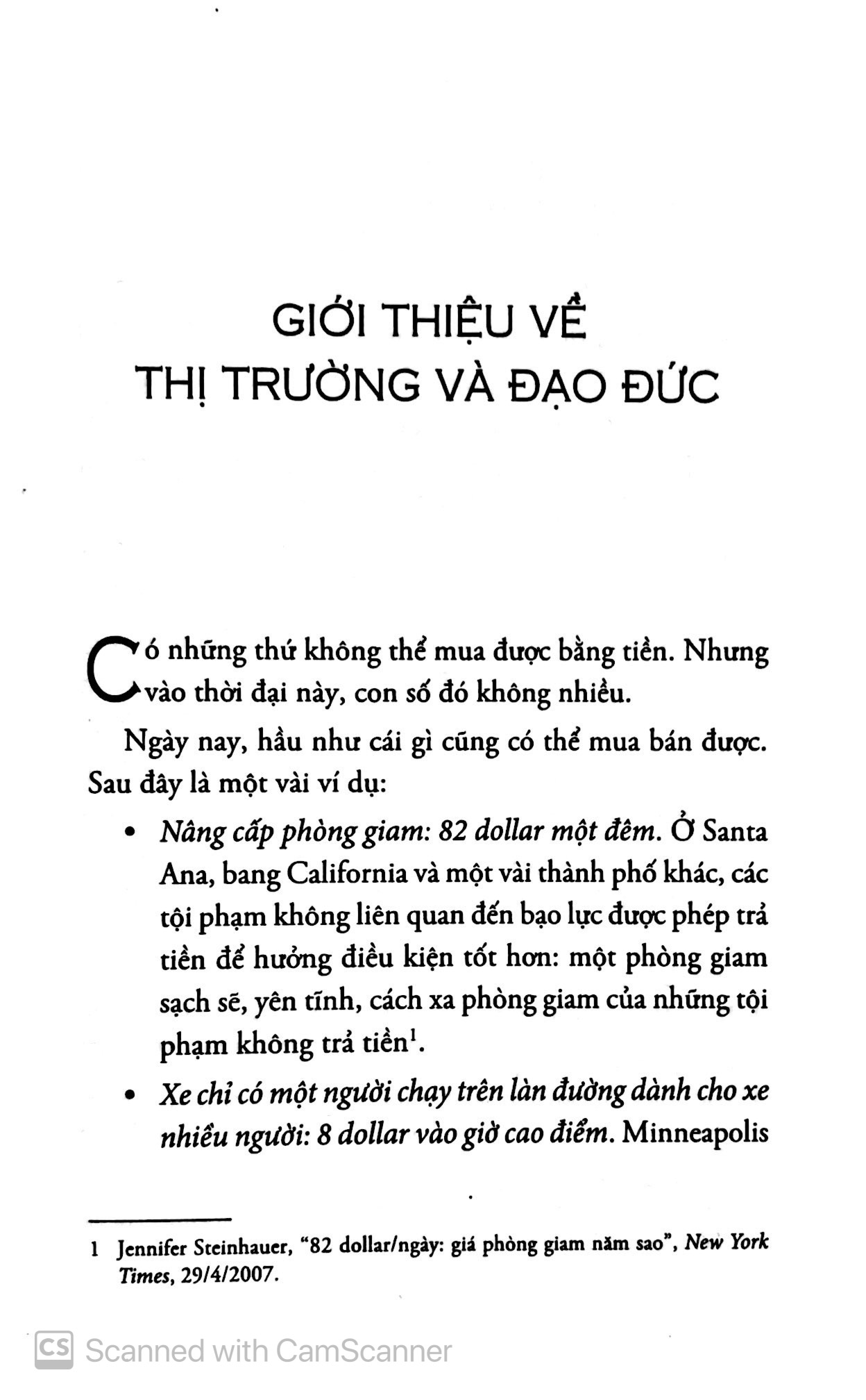 Tiền Không Mua Được Gì?