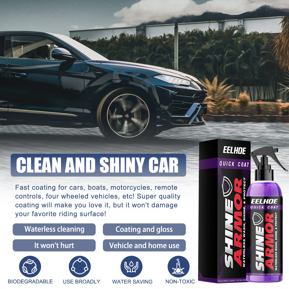 Dung Dịch Đánh Bóng Sơn Xe Nano Ceramic Coating SHINE ARMOR 100ml