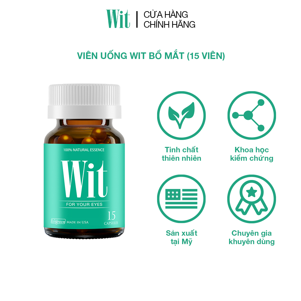 WIT bổ mắt với Broccophane - Hàng chính hãng (Hộp 15 viên)