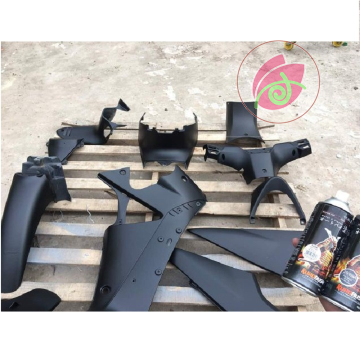 Samurai Paint in Matte Black, Matte Black, Flat Black 109A