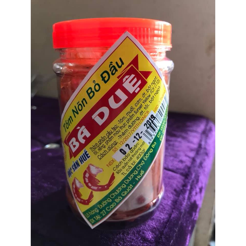 Tôm chua Bà Duệ tôm nõn bỏ đầu 400g [Đặc sản Huế]
