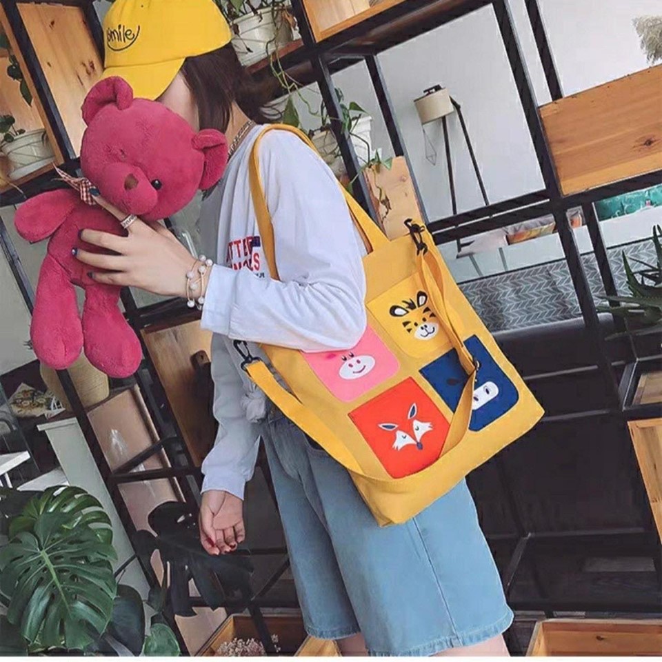 túi vải tote thời trang emotion