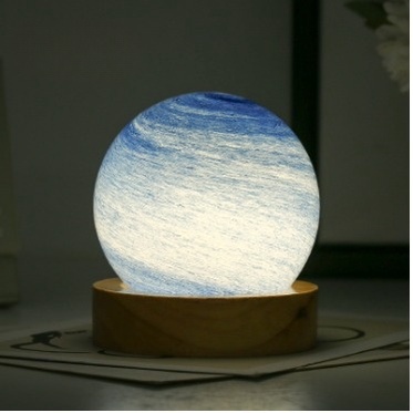 Đèn ngủ 3d quả cầu pha lê các hành tinh phát sáng, decor trang trí phòng ngủ, quà tặng sinh nhật