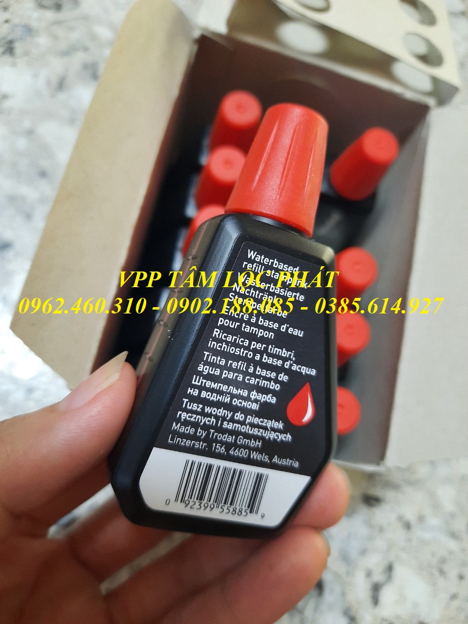 Mực dấu Trodat 28ml/lọ (CHÍNH HÃNG) - Mực đóng dấu