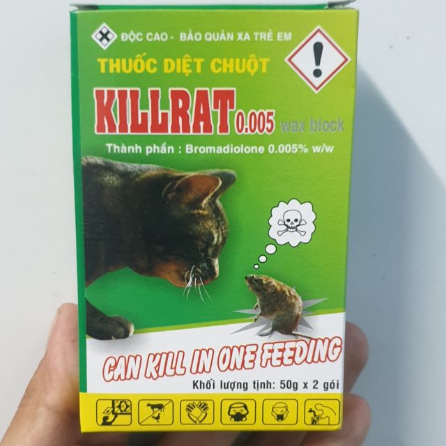 THUỐC DIỆT CHUỘT KILLRAT HIỆU QUẢ, AN TOÀN