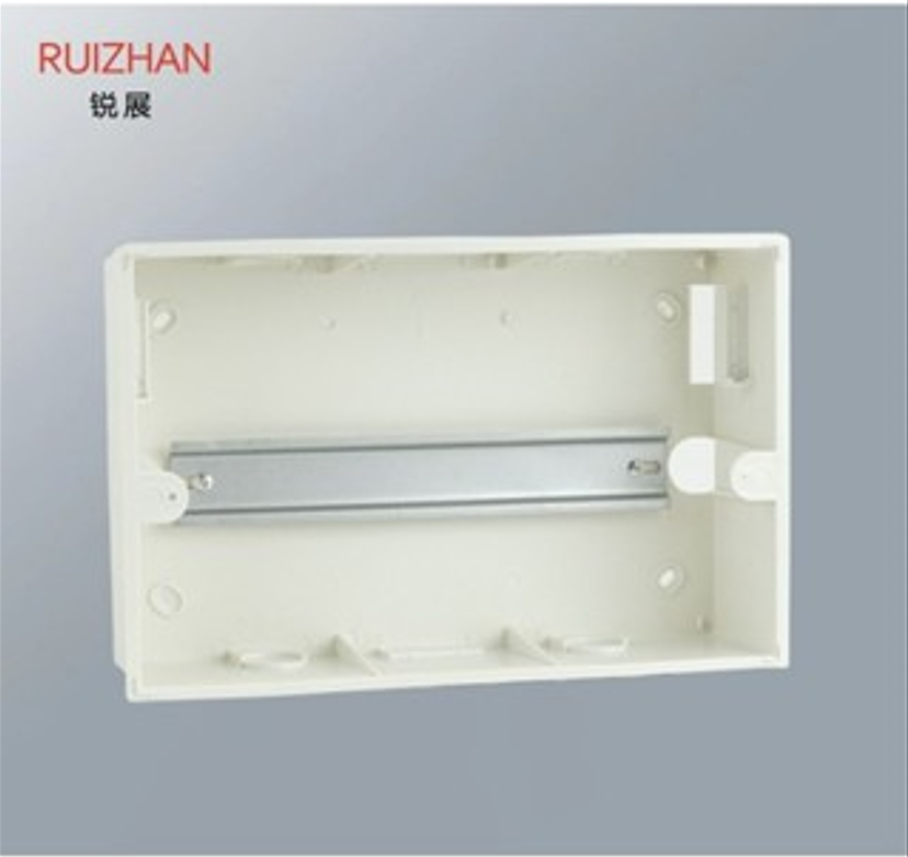 Tủ điện 5-8 module âm tường khung tủ nhựa