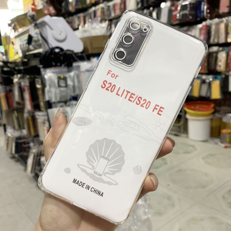 Ốp lưng samsung s20fe / s20 fe dẻo siêu trong suốt bảo vệ camera