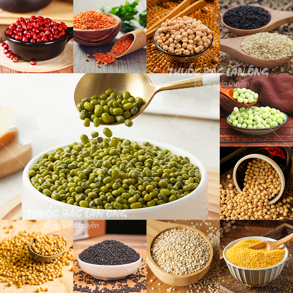 Đậu xanh nguyên vỏ 500g, đỗ xanh, hạt đều, thơm, bở, nguyên liệu nấu chè, sữa hạt, làm giá đỗ