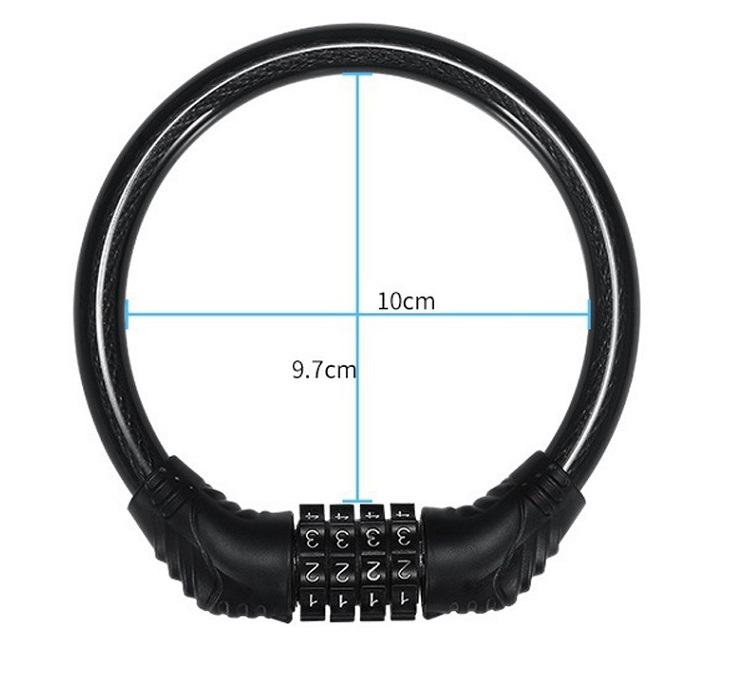 Khóa xe đạp chống trộm 4 số