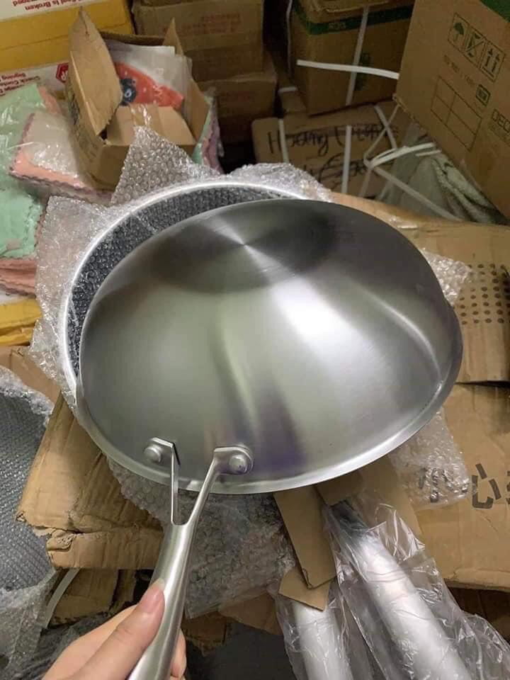 Chảo Chống Dính Sâu Lòng 32cm vân tổ ong