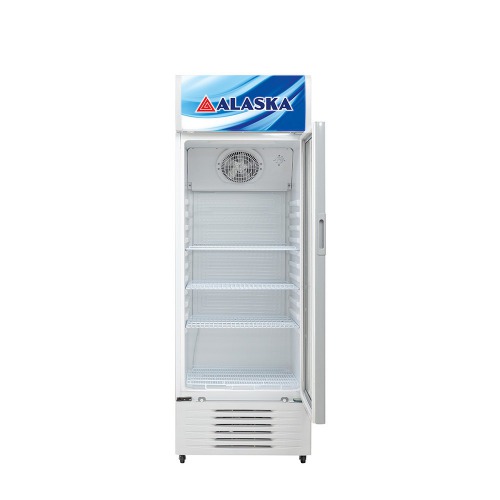 Tủ mát Alaska 260 lít LC-455H - Tủ đứng mặt kính 1 cánh - Bảo hành chính hãng  - Voucher 10% lên đến 800K