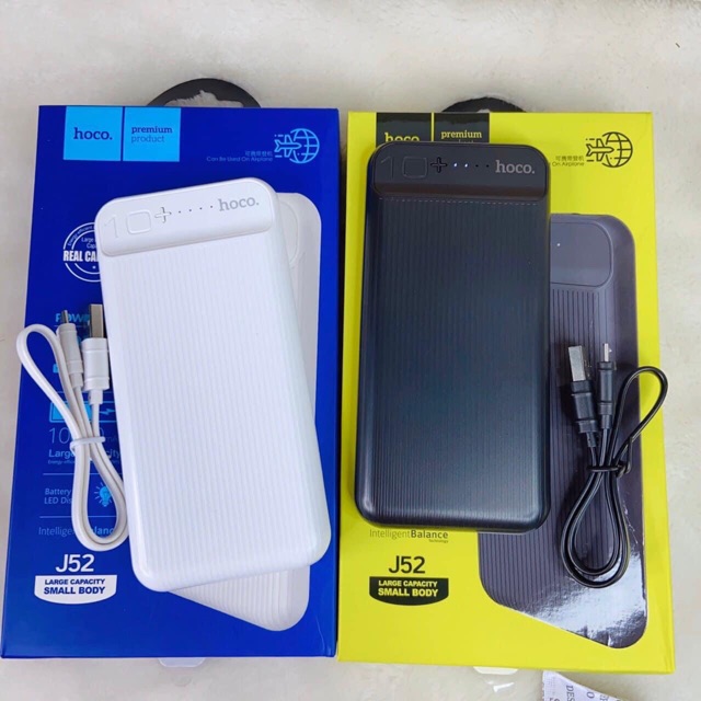 Sạc dự phòng 10000mah Hoco j52 chính hãng