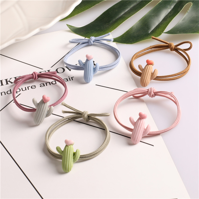 Dây buộc tóc hình cây xương rồng p060