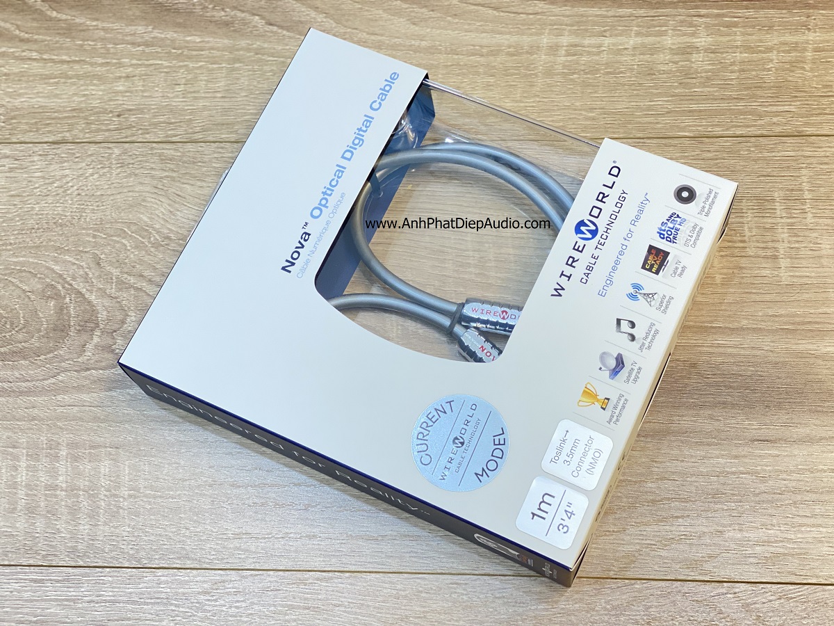 Dây cáp quang WIREWORLD Nova Toslink to 3.5mm Optical Audio Cables