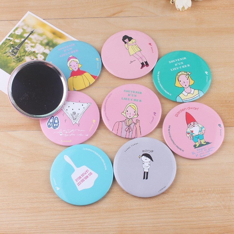 Gương Mini Hàn Quốc Siêu Dễ Thương