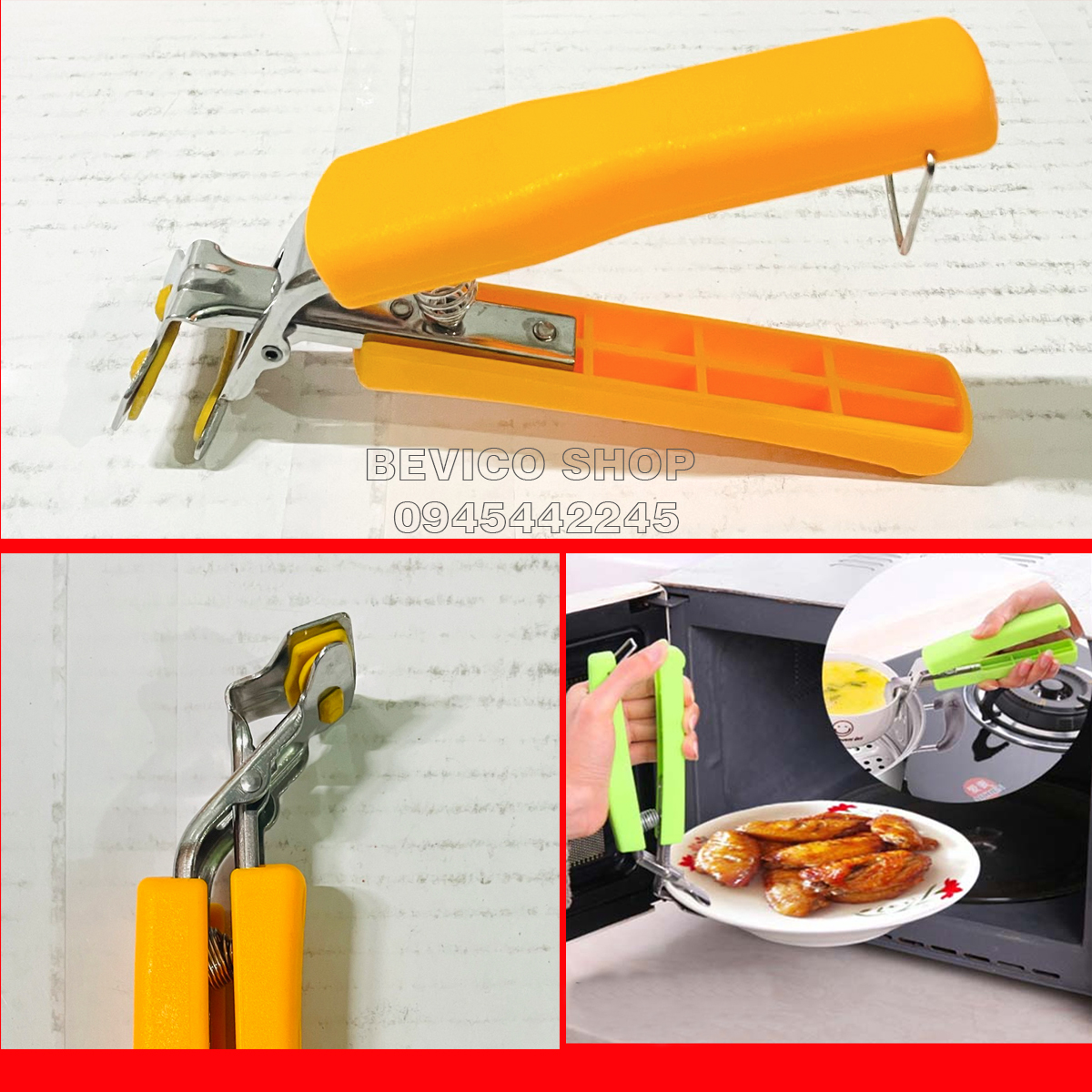 Kẹp gắp đồ nóng | dụng cụ gắp đồ nóng