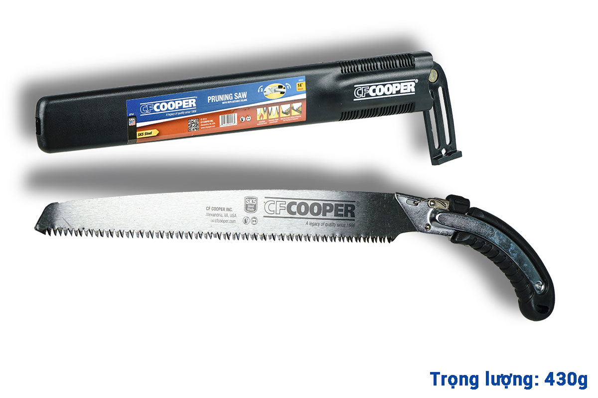 Cưa cắt cành cao cao cấp thép sk5 cf cooper , 355mm cp14