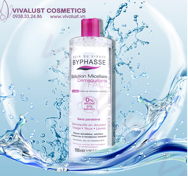 [HCM]Nước Tẩy Trang BYPHASSE Micellar Make-Up Remover Solution (500ml)