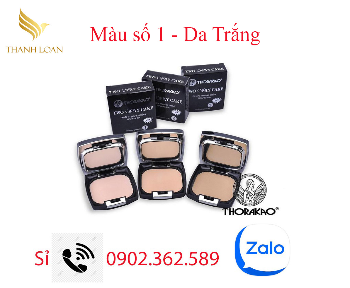 Phấn Trang Điểm Trắng Da Thorakao - 9g - Màu 2 - Thanh Loan