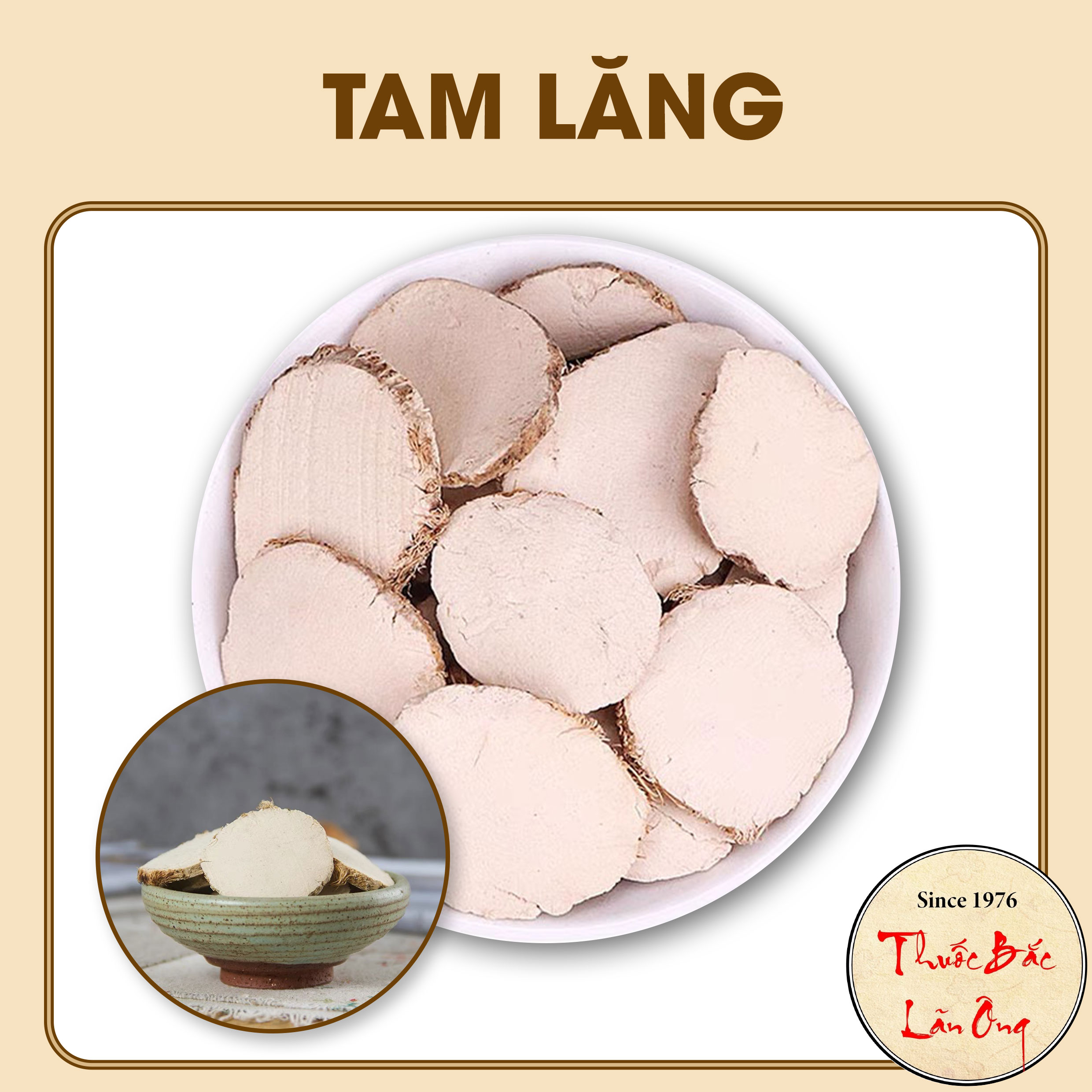 Tam lăng 100g, hàng khô, trắng, sạch - lãn ông