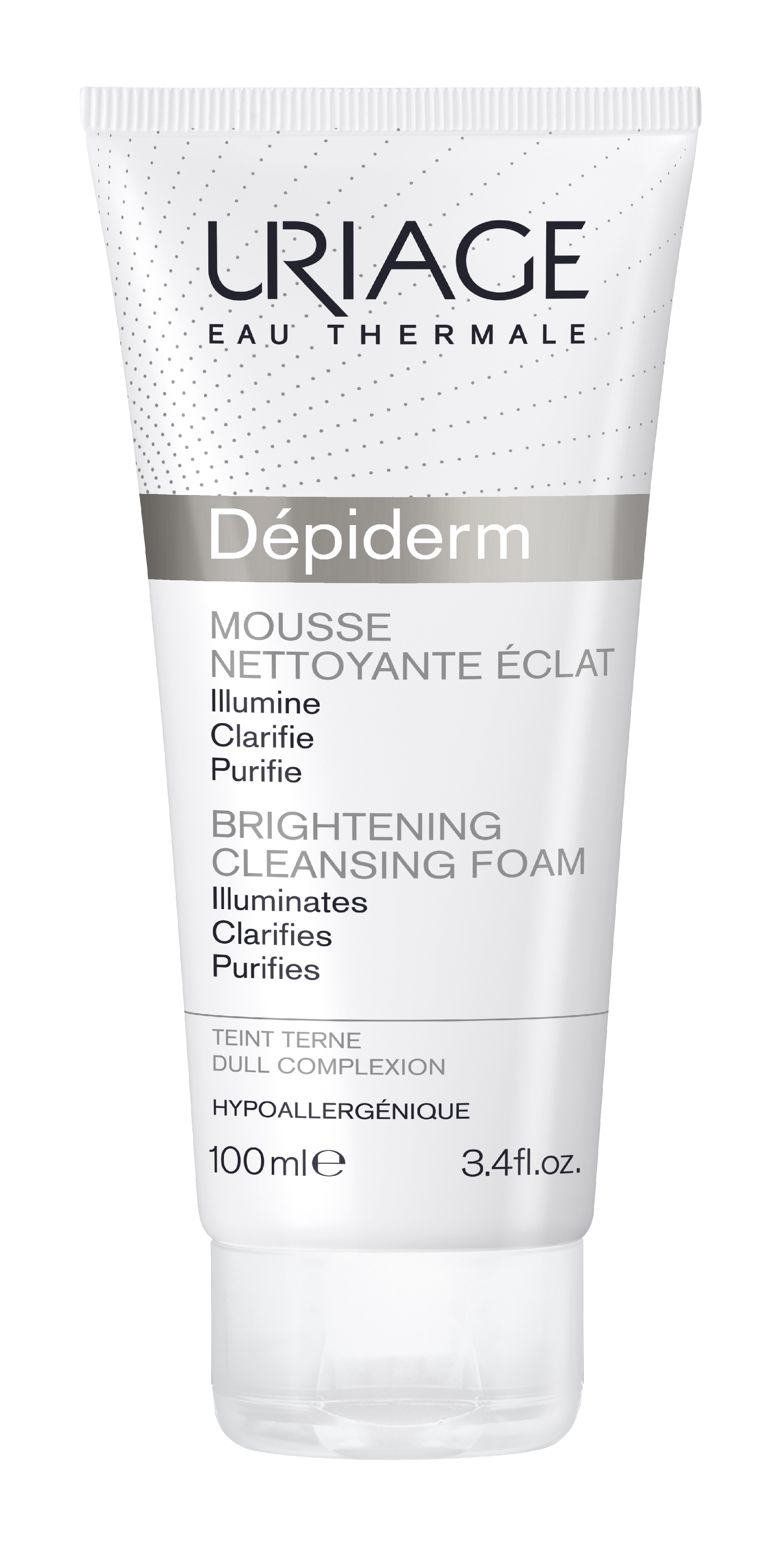 Sữa rửa mặt giúp làm sạch, sáng và thanh khiết làn da depiderm mousse nettoyante éclaircissante 100ml