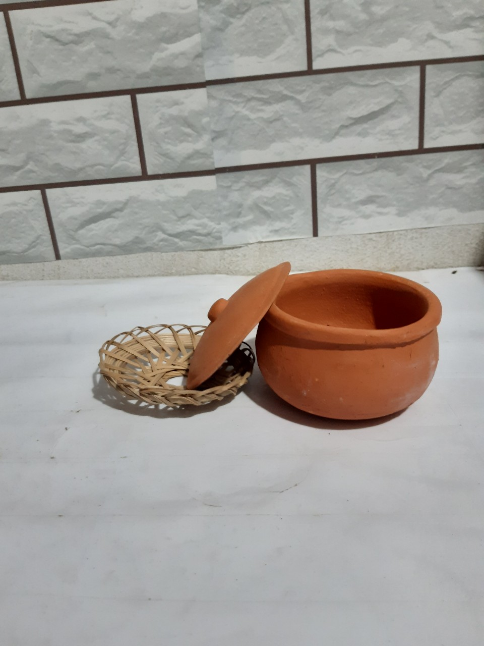 [HCM]201. Niêu và rế tre 10 cm