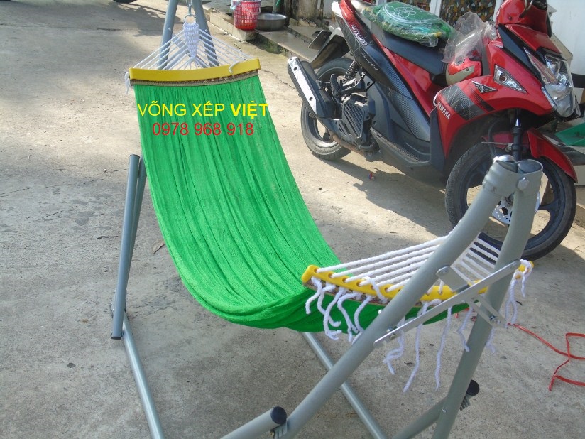 Võng xếp sơn bóng size người lớn giá buôn