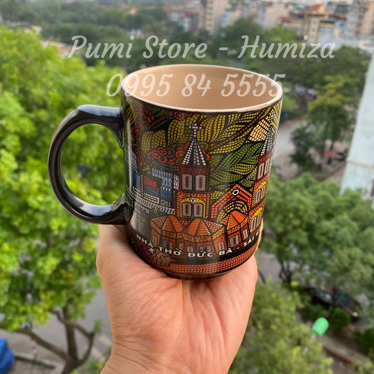 Ly sứ Highlands Coffee 430ml - Hàng chính hãng