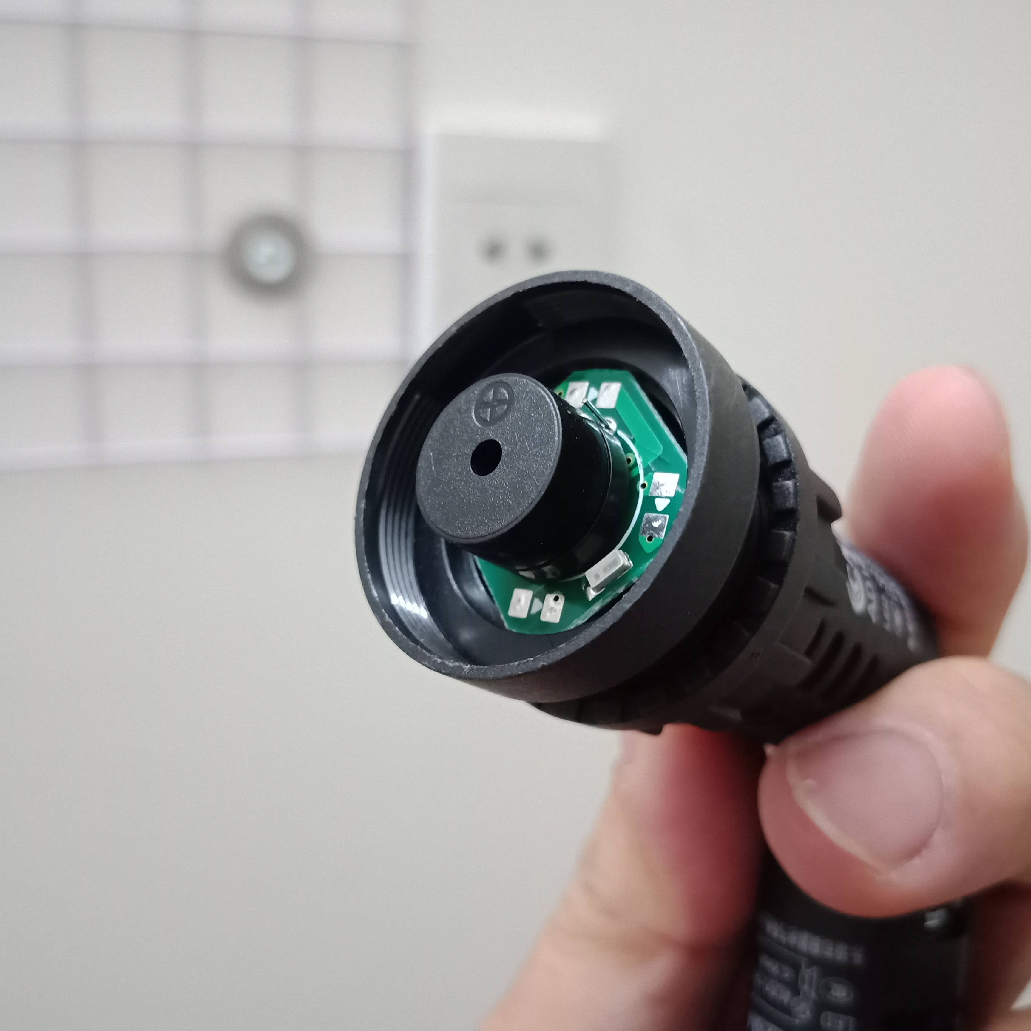 Đèn LED có Còi báo động 12V 24V 220V Phi 22 lắp tủ