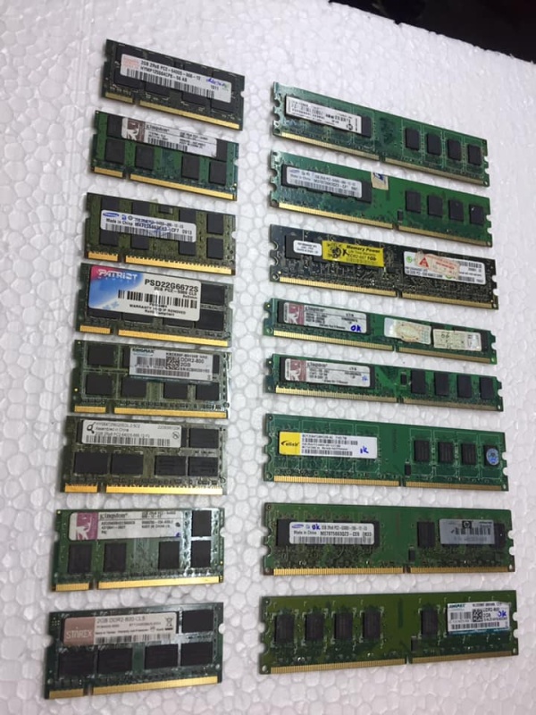 Bảng giá Ram DDRam DDR2 1G 2G Máy tính PC Laptop PC667 800 Phong Vũ