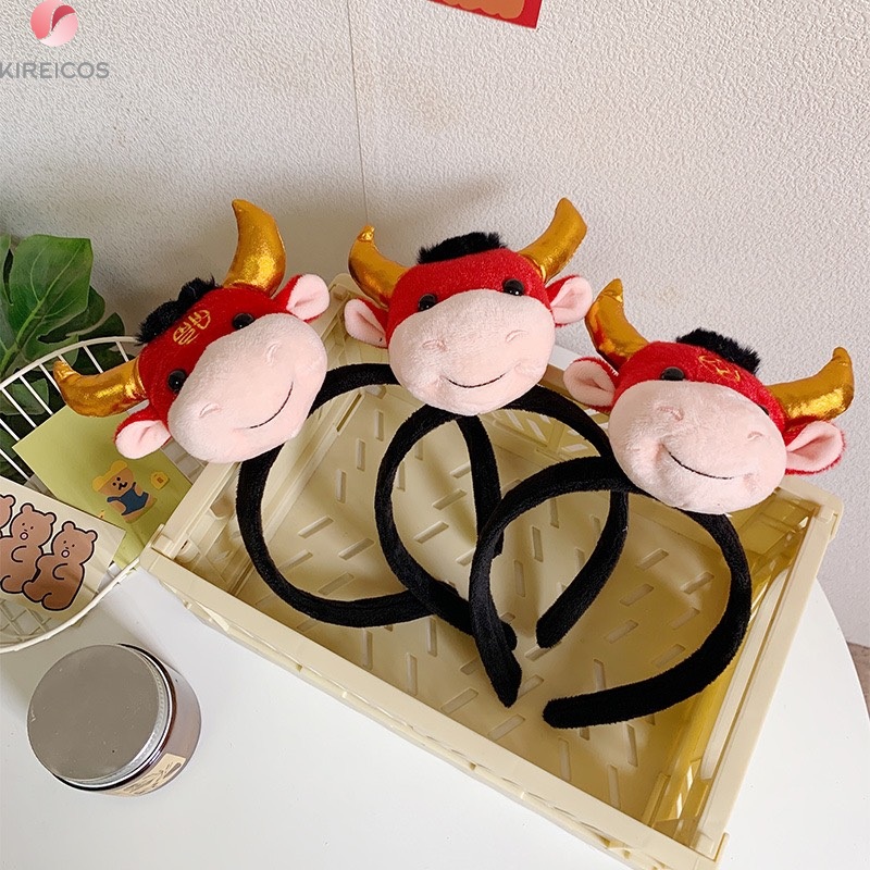 [HCM]Cài Tóc Trang Điểm Trâu Vàng May Mắn Hot trend Tết 2021 - Giao Ngẫu Nhiên