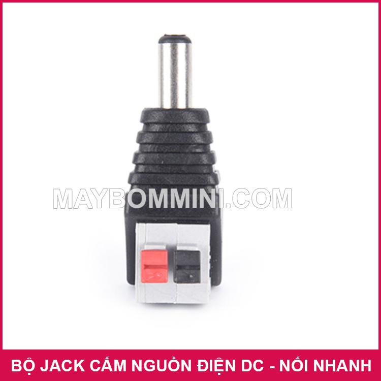 4 Bộ Jack Cấm Nguồn Điện DC đực cái kiểu nối nhanh - 8 cái