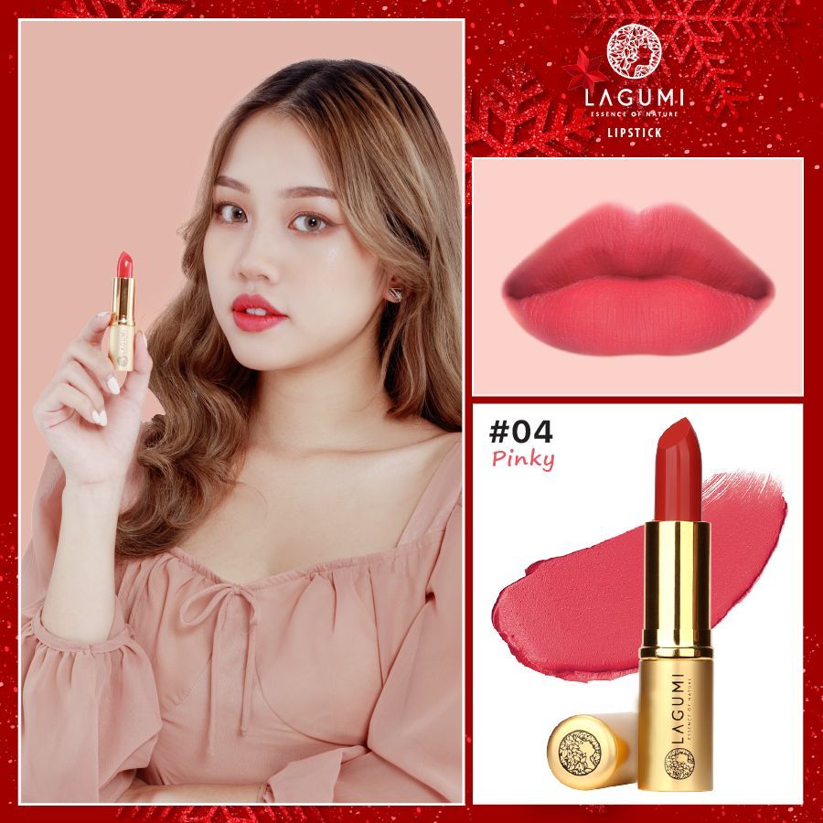 [Chiết Xuất Hạnh Nhân] Son Không Chì Dành Cho Bà Bầu (Chính Hãng LAGUMI)