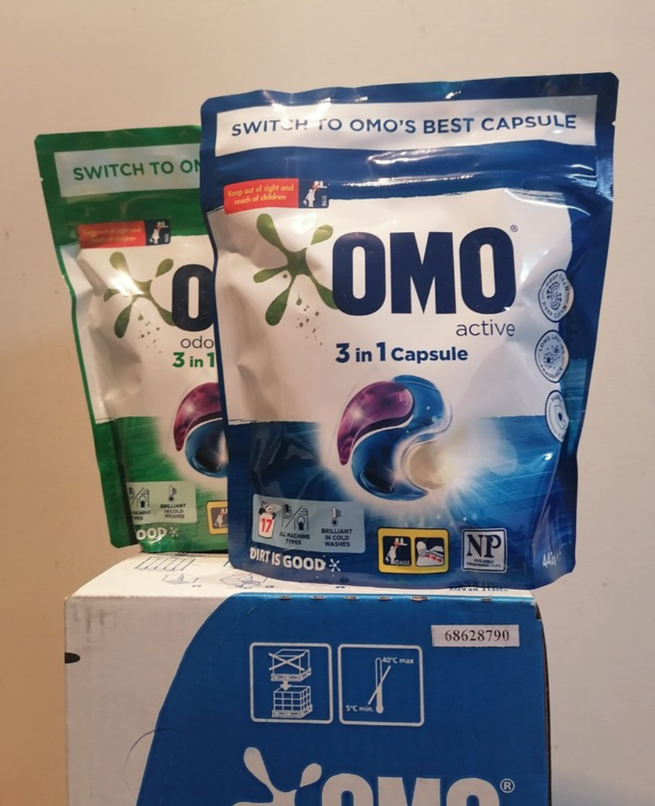 Túi viên giặt xả Omo (17 viên/túi)