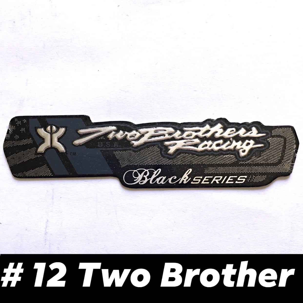 Tem nhôm dán pô xe ống xả TWO BROTHER #12