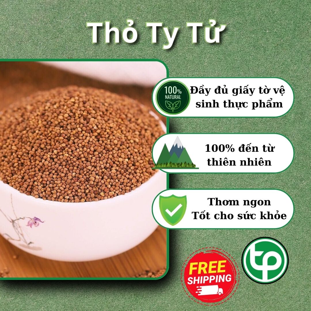 [Hàng mới về] Thỏ ty tử khô 500g - Thảo Dược Tấn Phát - trà ngon bổ dưỡng giúp bổ gân cốt - hàng sạch chuyên dùng để pha trà và nấu cháo cực kỳ hiệu quả