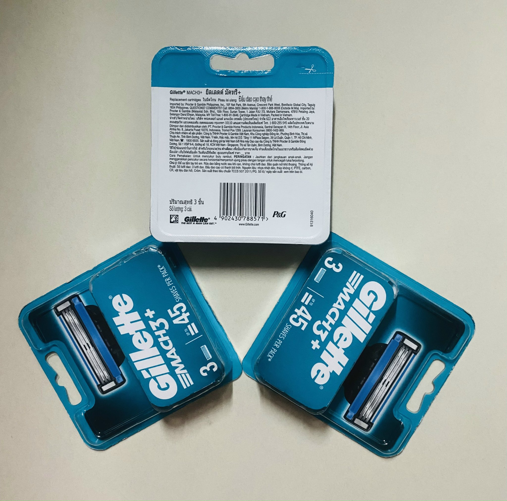 Bộ dao cạo râu Gillette Match3+
