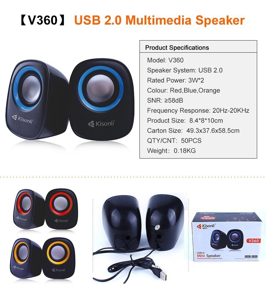 Loa Vi Tính Kisonli V360